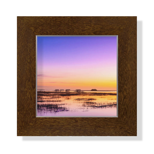 5x5 Framed Giclee -  Bulls Bay at Sunrise