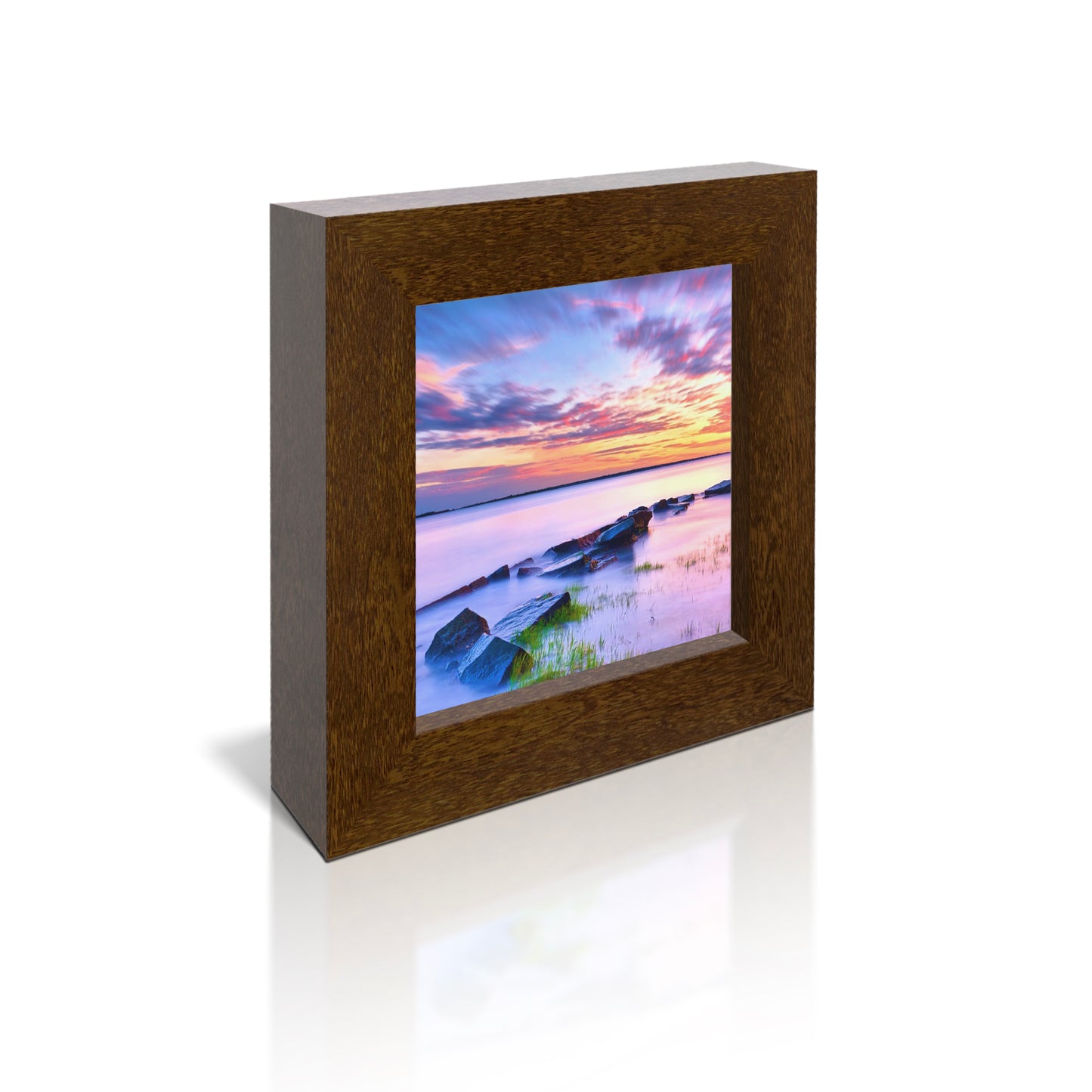 5x5 Framed Giclee - Evening Tide