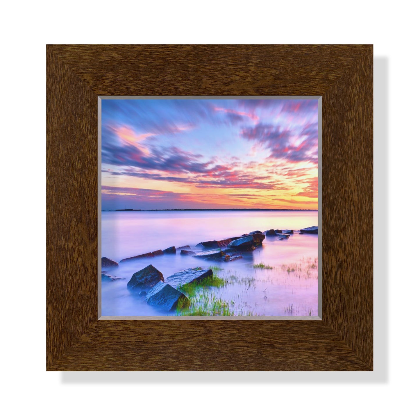 5x5 Framed Giclee - Evening Tide