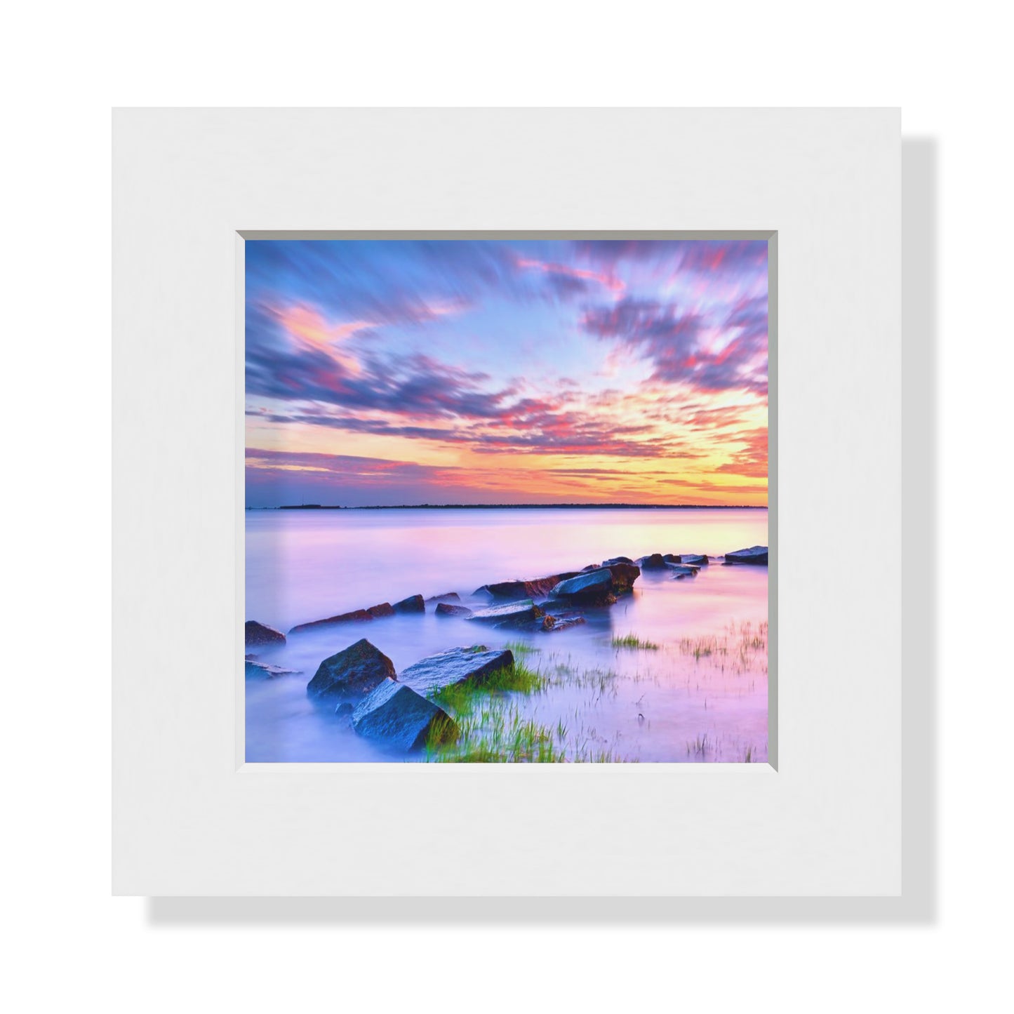 5x5 Framed Giclee - Evening Tide