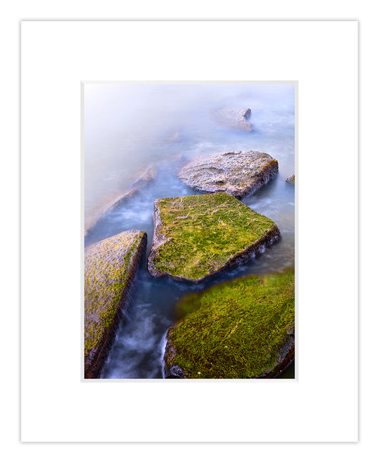 Matted Giclee - High Tide On The Jetty