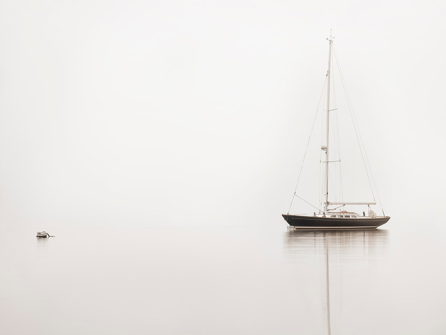 Matted Giclee - Mooring Fog