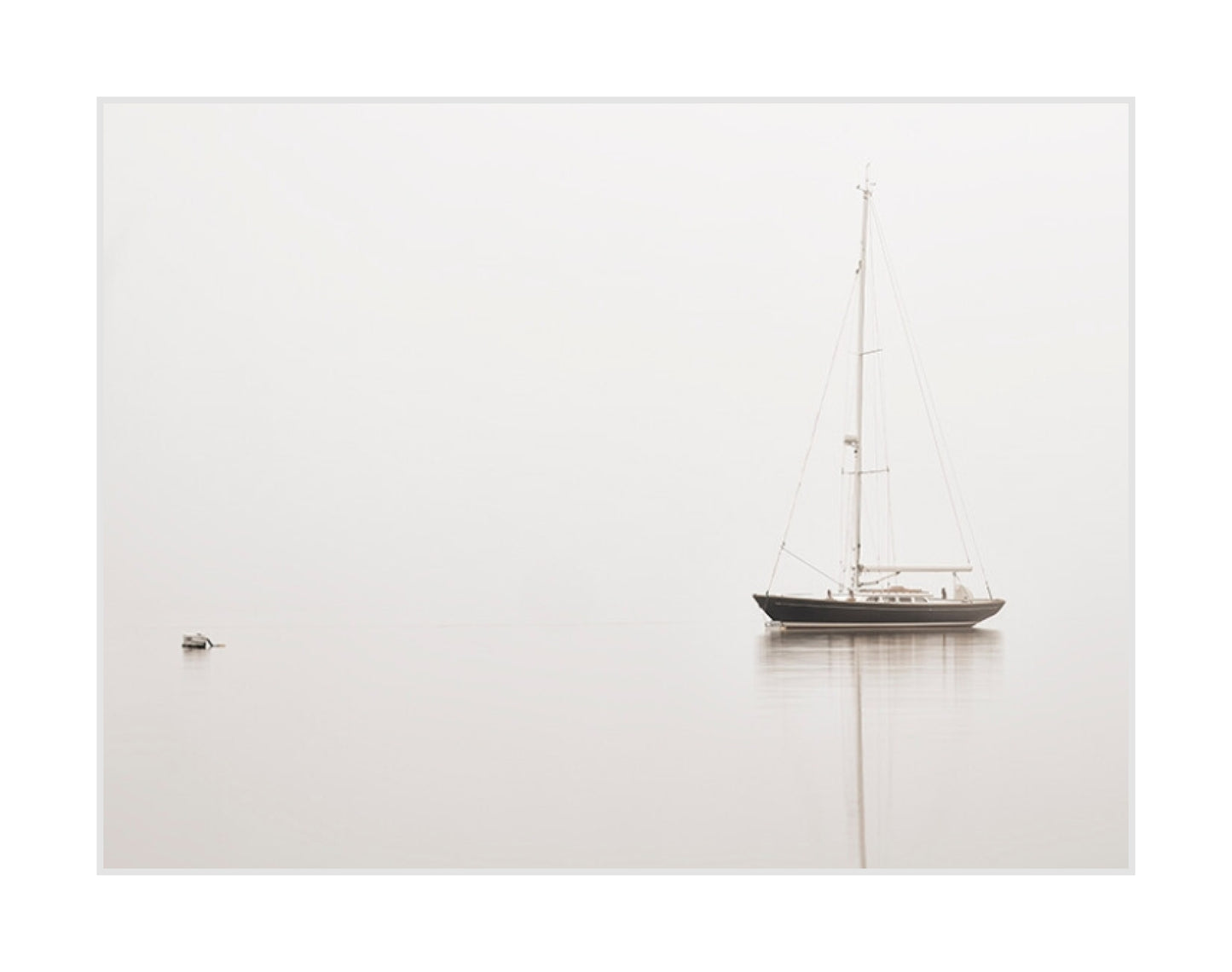 Matted Giclee - Mooring Fog
