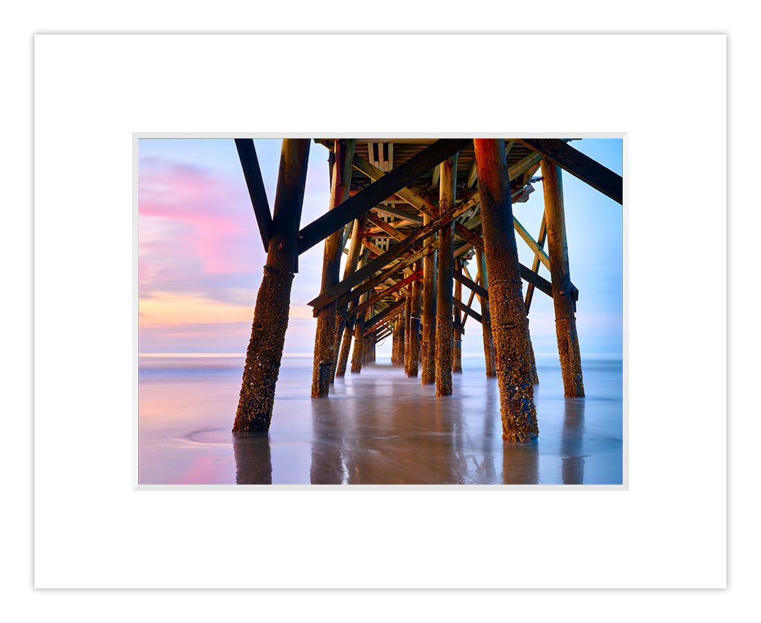 Matted Giclee - The Pier At Isle