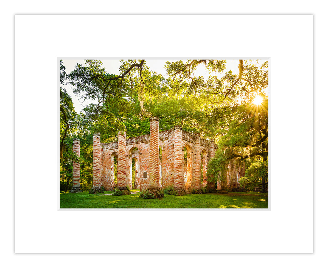Matted Giclee - Sheldon Church