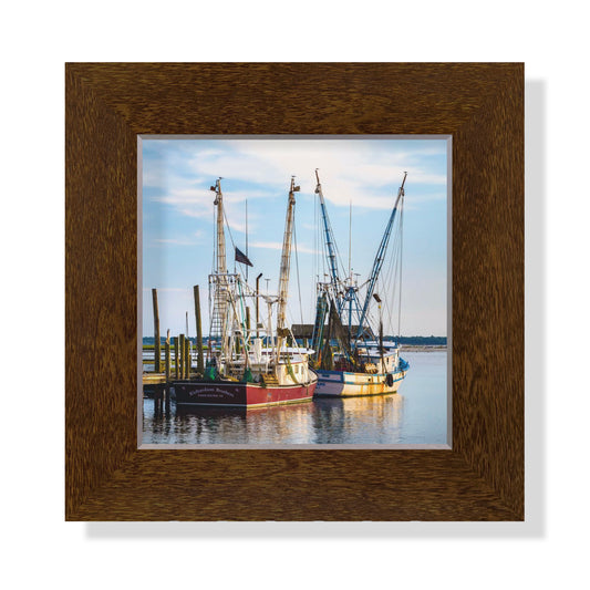 5x5 Framed Giclee - Trawlers Resting